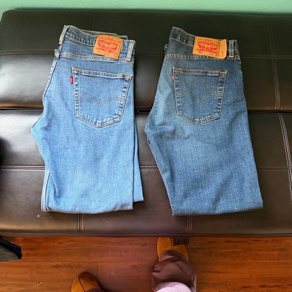 Levi's Classic Blue Jeans with Red Tag